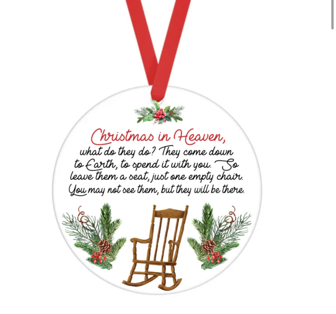 Ceramic Ornament • Cmas in Heaven