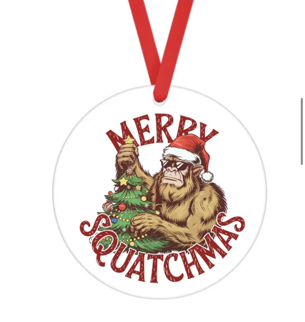 Ceramic Ornament • Sasquatch • Big Foot