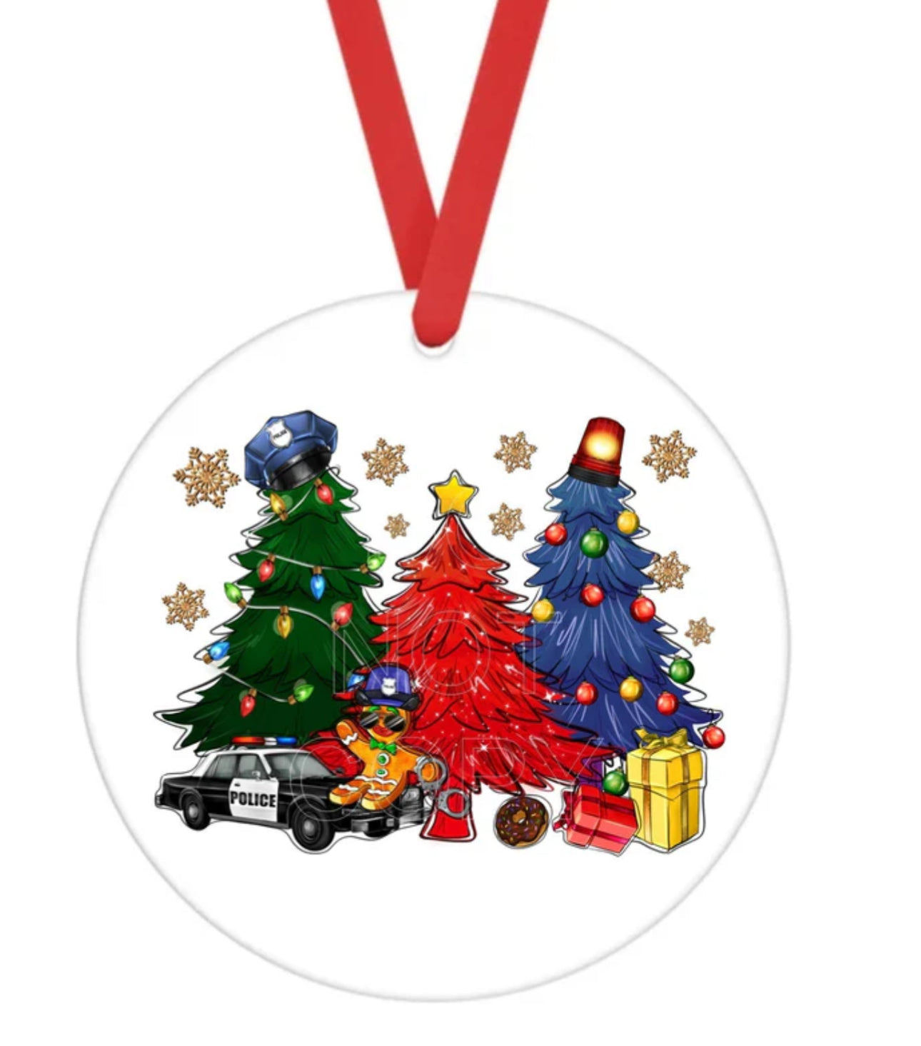 Ceramic Ornament • Police