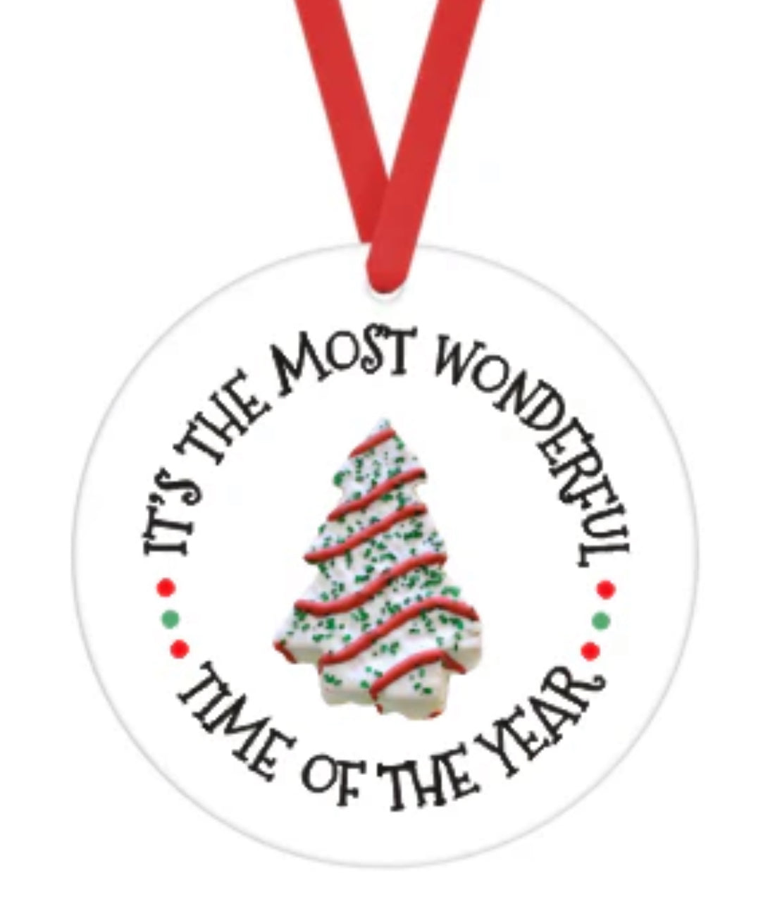 Ceramic Ornament • Tree Cake