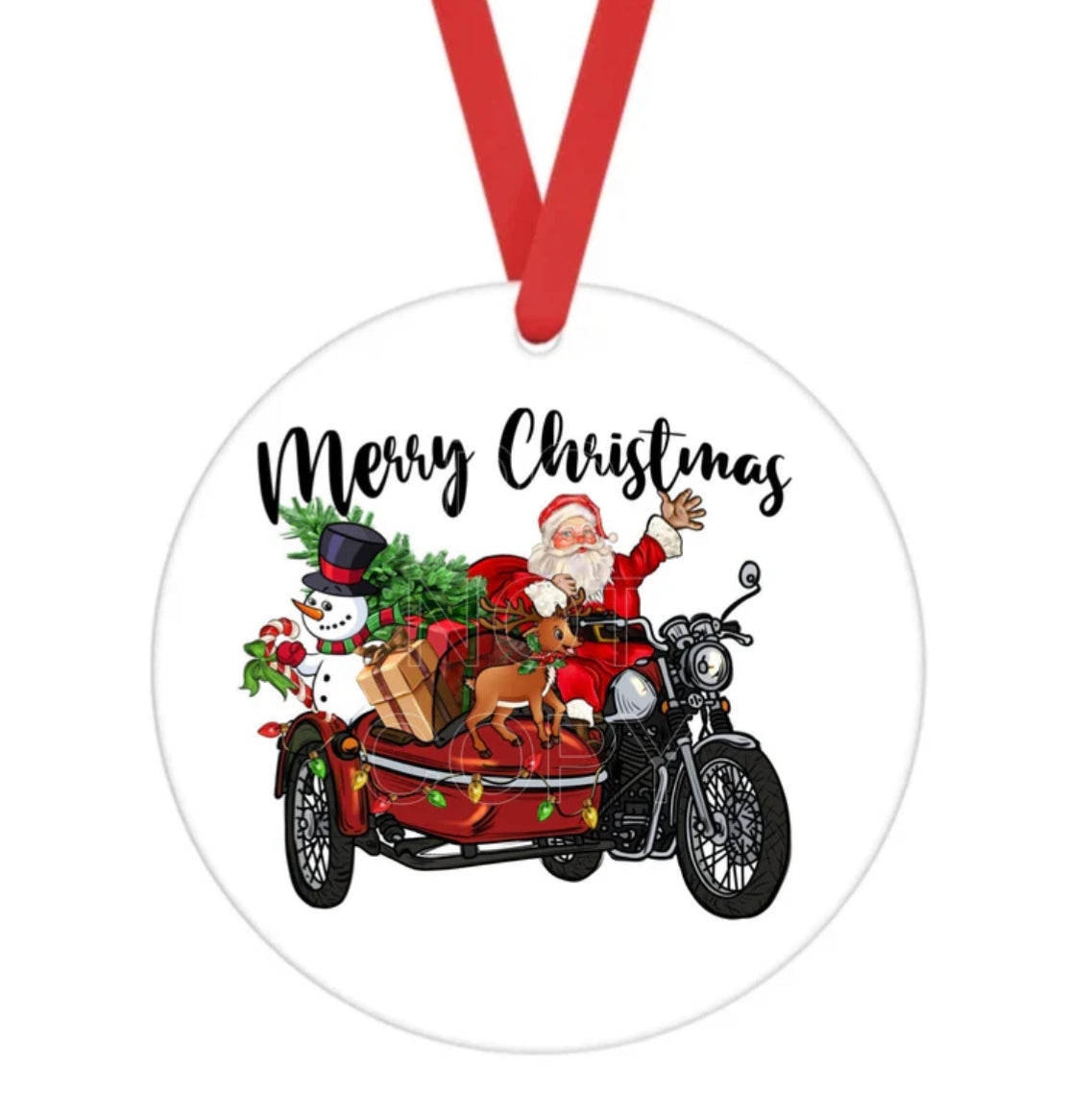 Ceramic Ornament • Motorcycle